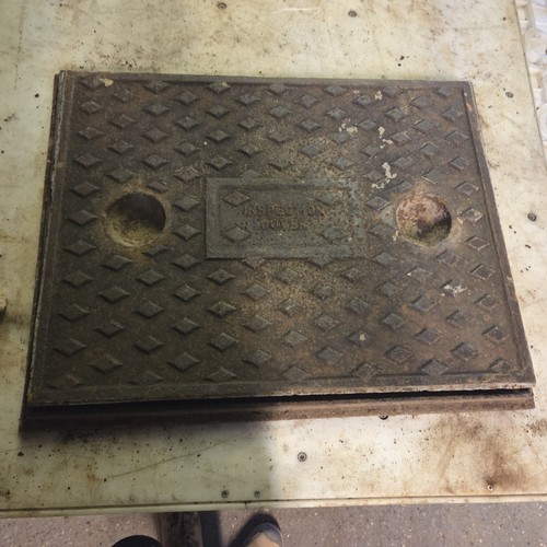 Cast iron manhole cover - manhole,