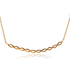9ct Gold Necklace Rose Colour