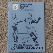 78/9 Staines Town vs Carshalton Athletic (Isthmian League)