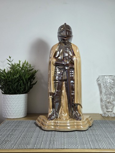 Vintage cast iron knight - iron,