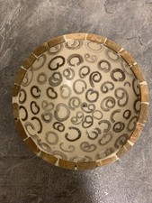 Coconut And Cinnamon Round Bowl