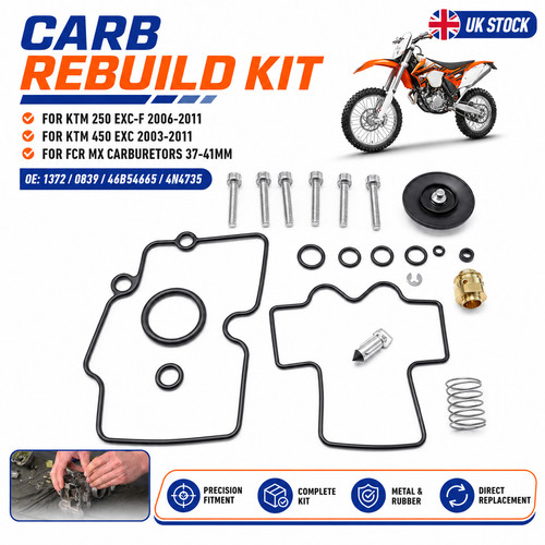 Carb rebuild kit for - kit, fcr