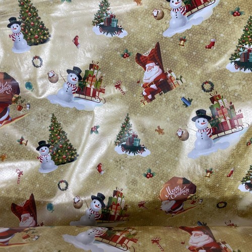 Christmas tablecloth pvc - christmas,