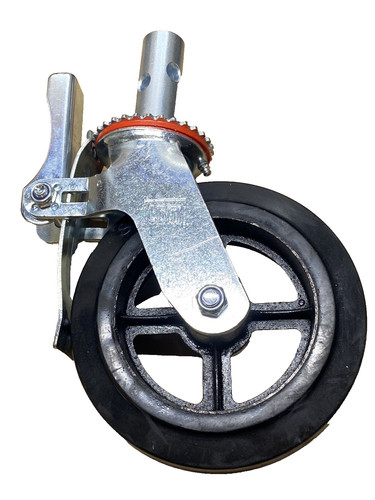 Inch rubber scaffold caster - rubber,