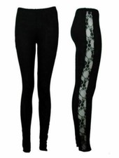 New womens lace leggings side - womens,