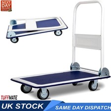 Flat Bed Trolley Folding 300kg
