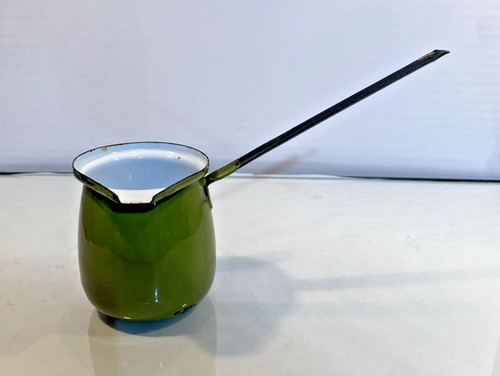 Turkish coffee pot green - coffee,