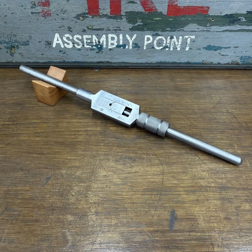 Vintage adjustable tap wrench - tap,