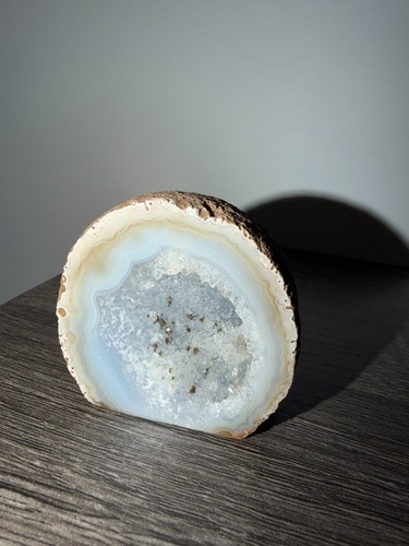 Natural agate geode - natural, with
