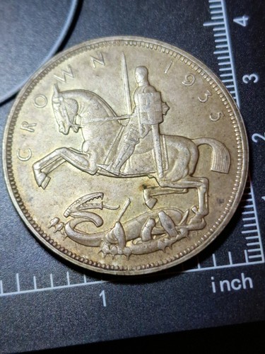 1935 king george crown - king, v