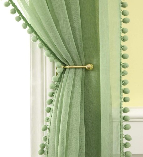 Miulee set net curtains - of,