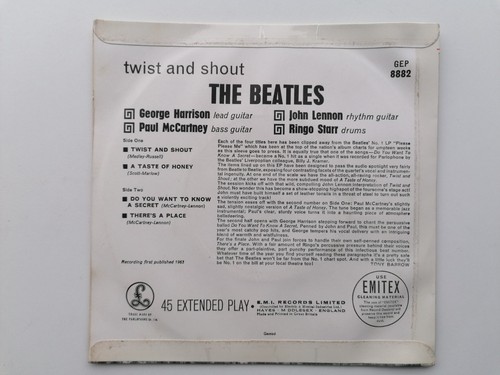 The beatles orig - 1963, ep