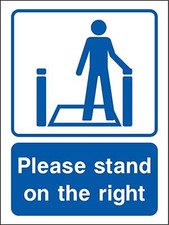  Please stand to the right