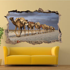Animals Camels Caravan Wall