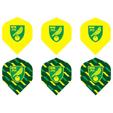 NORWICH CITY FC CANARIES OFFICIAL FOOTBALL CLUB DART FLIGHTS - Two Types
