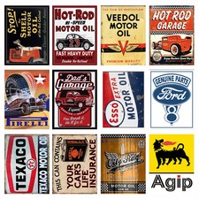Motor garage retro metal - motor,