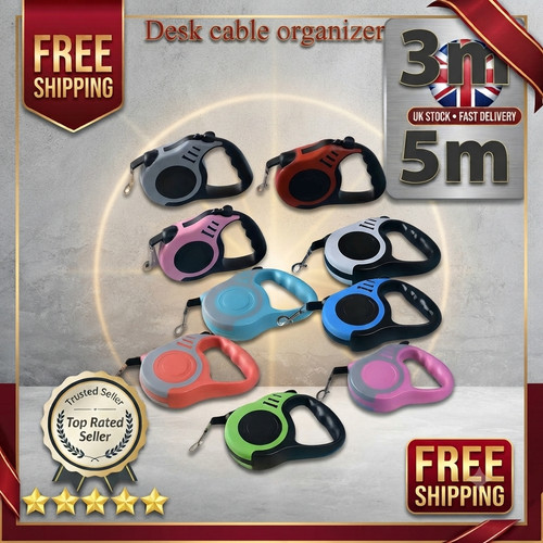 Retractable dog lead 5m - 3m,