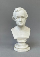 Biscuit porcelain bust of