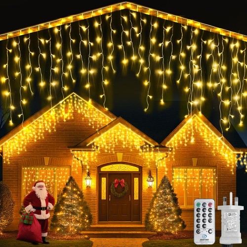 Christmas icicle lights - icicle, led