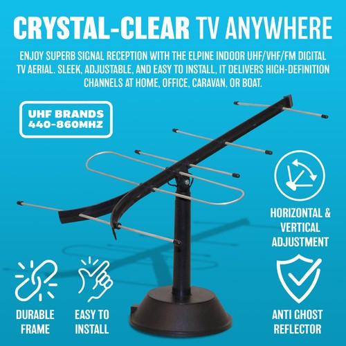 Indoor uhf vhf digital - uhf/vhf/fm, tv