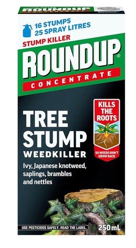 Roundup tree stump - tree, root