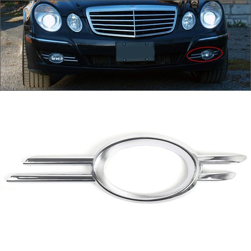Left fog light grills chrome - fog,