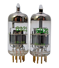 Strong Pair AMPEREX 6922 Gold Pin Valves Tubes NOS (V38)