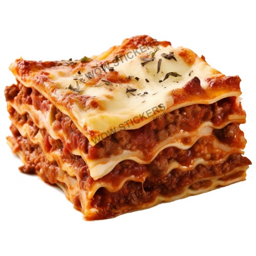 Lasagne sticker italian food - sticker,
