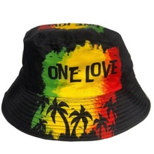 One Love Reggae Bucket Hat