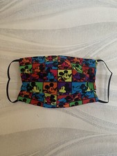 Disney Mickey Mouse Face mask Eco Reusable Washable 100% cotton Toddler size