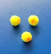 3 X BARBLESS Yellow orange