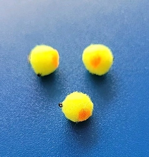 Barbless yellow orange - 3,