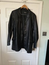 reiss leather jacket XL Great