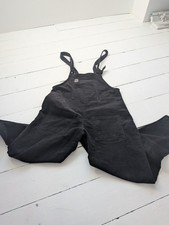 Lucy & Yak Corduroy Dungarees Black - UK Size 10 R 