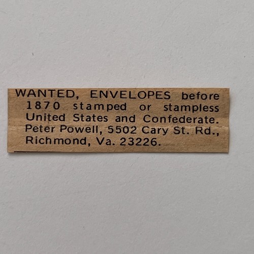 Peter powell envelopes - peter, stamped