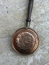 Vintage Copper Bed Warmer