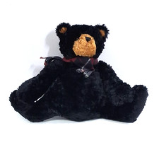 Plush Teddy Bear / Gund Black Teddy Bear / Licorice