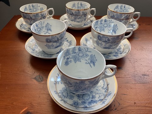 Set six antique - of,