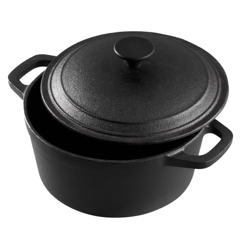 Cast iron casserole - cast,