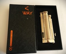 Excellent Designed Way Stainless Electric Gas Lighter Windproof Metal