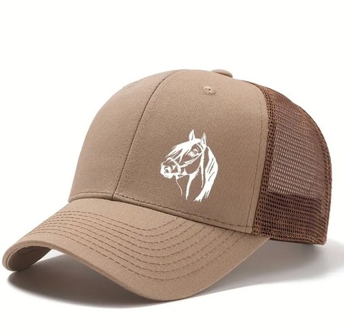 Baseball cap with horse design - horse,