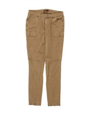 PRANA Womens Skinny Cargo Trousers US 4 Small W30 L31 Brown Cotton BI09