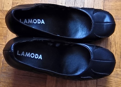 Lamoda black flame chunky heel - flame,