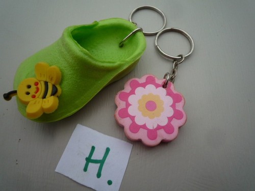 Vintage keyring handbag charm - keyring,