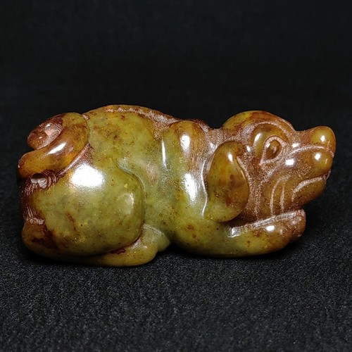 Chinese old jade carved - 3.2",