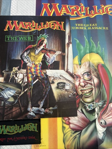 Marillion programme poster and - marillion,