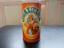 SUPER RARE COLLECTABLE VINTAGE OVALTINE DRINK ADVERTISING TIN CAN RADIO