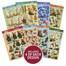 Hunkydory PLAYFUL PALS - Decoupage Topper sheets - SEE OPTIONS