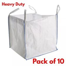 10X BULK BAGS TON  BAGS BUILDERS GARDEN WASTE 1 TONNE JUMBO BAGS STORAGE SACK