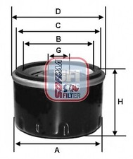Oil Filter for ALFA ROMEO CHRYSLER FIAT FORD LANCIA OPEL VAUXHALL:Y,KA,500